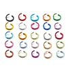 Unids/bolsa de 6, 8 y 10mm, anillos abiertos coloridos, conector de anillo de salto dividido para Diy, joyería, accesorios, suministros, 300 ► Foto 3/6