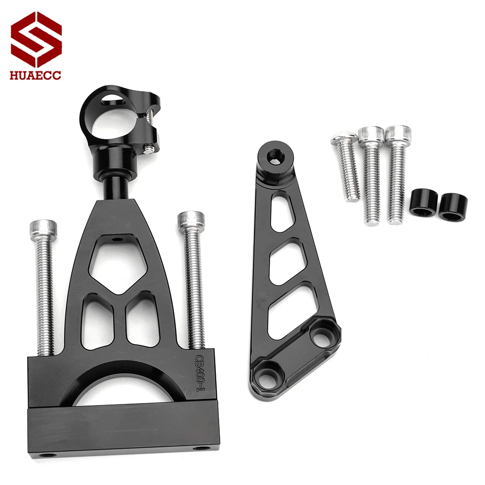 

Motorcycle Steering Stabilize Damper Mount For Honda CB400 VTEC 1999 Moto shock absorber direction damping bracket