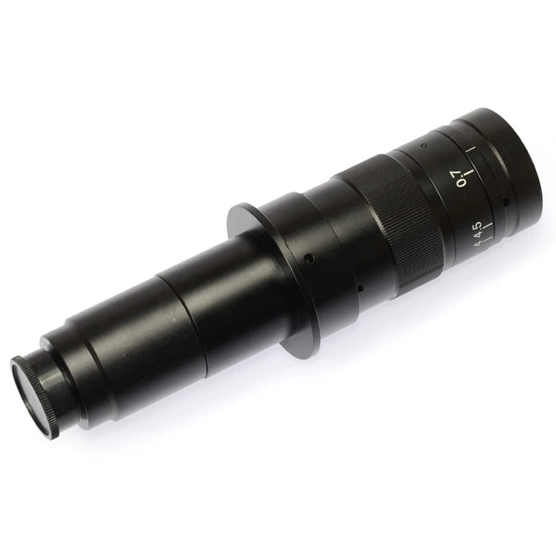  Adjustable 180X Zoom C-Mount Lens 0.7X-4.5X Magnification 25mm for HDMI USB Industry Video Miniscop