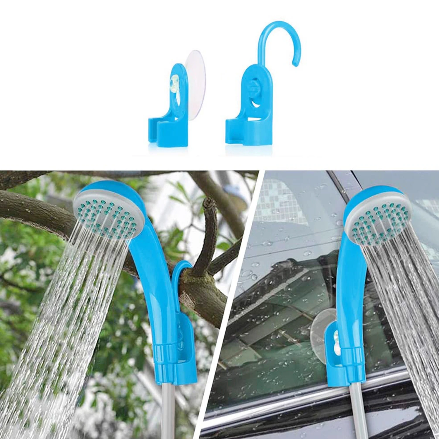 KKMOON Portable 12V Cigarette Lighter Type Shower Handheld Rechargeable Showerhead Pumps for Camping Travel Shower buy car washer