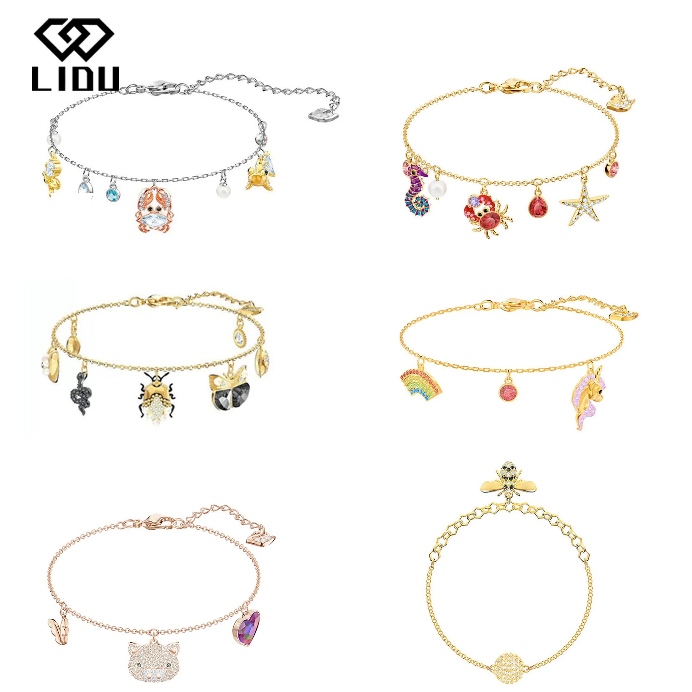 LIDU High Quality Fashionable Cute Insect Animal Type Bracelets Send Gifts To Friends Free Of Charge Manufacturers Wholesale | Украшения и