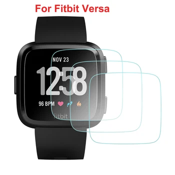 

Soft Guard Protector film for fitbit versa Smart Watch Accessories not Tempered Glass 3D Hydrogel Full Screen Protectors cover