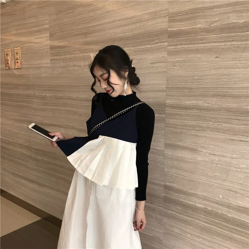 Neploe Hong Kong Estilo Tanques Mulheres VerAo Ретро v-образным вырезом Mangas Camis нерегулярные Ptchwork Partes