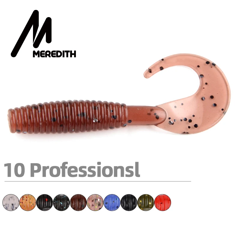 MEREDITH 20 штук 5 см 1 26 г Shad Мягкая приманка для рыбалки мягкие воблеры силиконовый