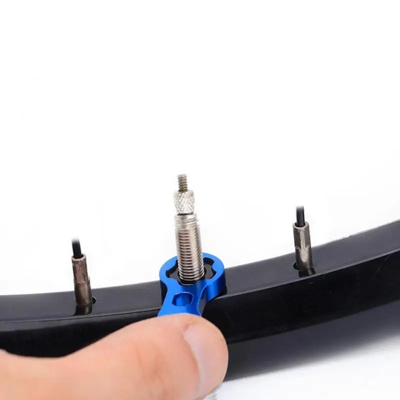 

Bicycle Vacuum Valve Nut With Tool Set Road Bike MTB Valve Fixed Nut Washer Tire Waterproof Protection Accessories