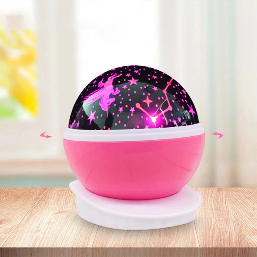 

LED Night Lamp Automatically Rotating Star Projection Lamp Star Moon Color LED Lamp Diamond Star Projection Lamp