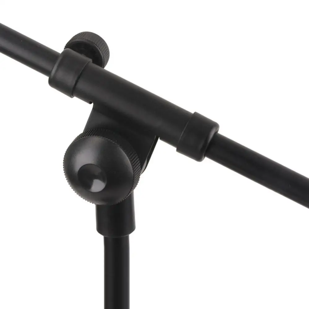 Floor Microphone Tripod Swing Arm Retractable Metal Microphone Stand Stage Performance Live Bracket Desktop Mic Tripod