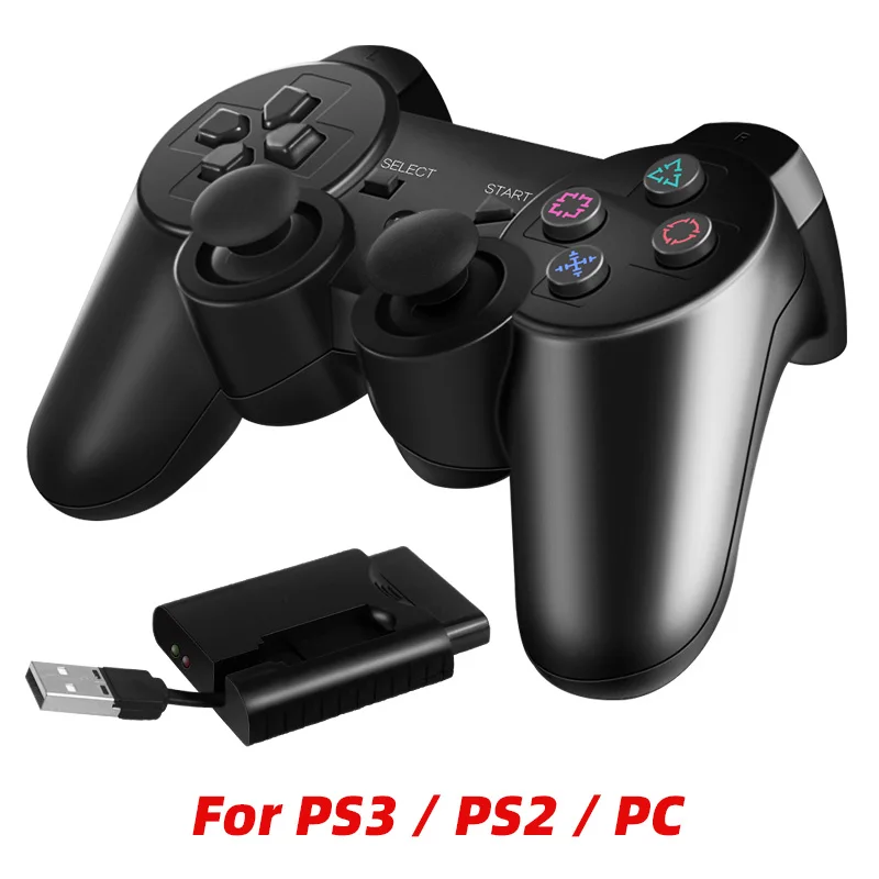 2.4G Wireless Game Controller For PS2 PS3 Remote Gamepad For