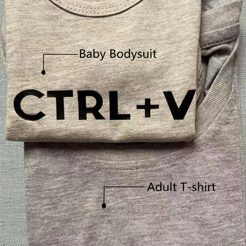 Сочетающиеся Топы CTRL C для всей семьи одежда отца дочери сына футболка отцы и я