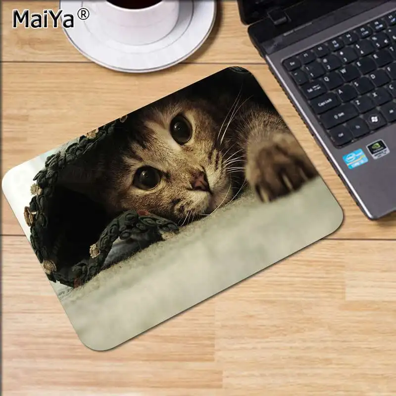 MaiYa красивый аниме Cutefunny cat высокоскоростной коврик для мыши Гладкий коврик для письма настольные компьютеры мат игровой коврик для мыши