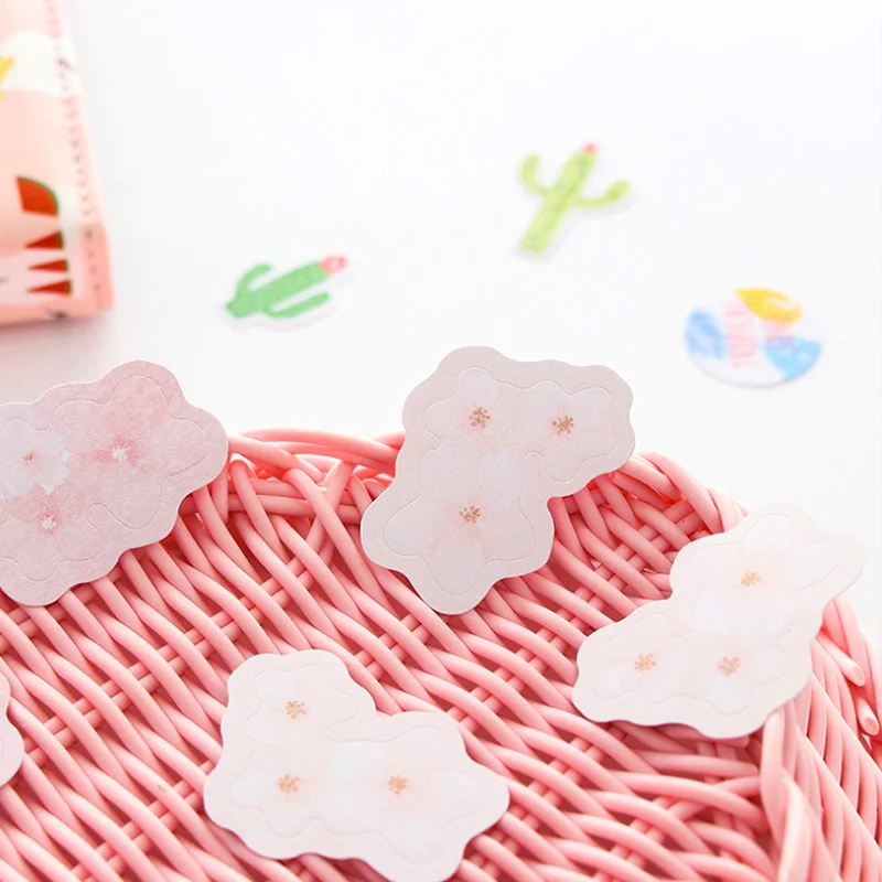 Миниатюрная бумажная наклейка С КАКТУСОМ украшение сделай сам журнал фотоальбом