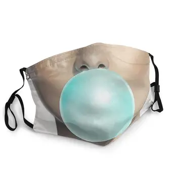 

Bubblegum Audrey Hepburn Non-Disposable Face Mouth Mask Printed Funny Anti Haze Protection Mask Respirator