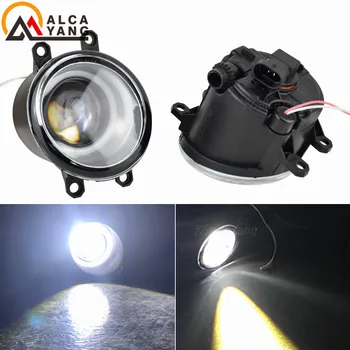 

For Toyota Venza 2009-2012 Car 30W LED Fog Light Angel Eye DRL Daytime Running Lamp 3000LM White H11 12V 2 Pieces