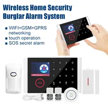 Домашняя охранная сигнализация, Беспроводная GSM SOS, инфракрасный датчик движения, для безопасности двери, интеллектуальная голосовая сигнализация, детекторы, комплект сигнализации