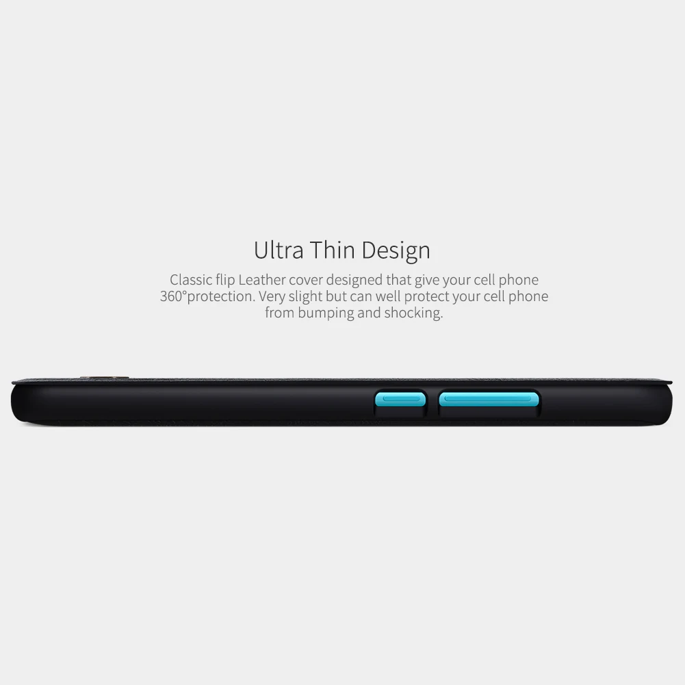 Чехол для Xiaomi Poco F2 Pro /Poco X3 Nfc серии NILLKIN Qin из искусственной кожи с откидной крышкой