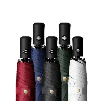 

Automatic Umbrella Stylish Atmosphere Windproof And Rainproof Three Folding Umbrella Men and Women Business Umbrella