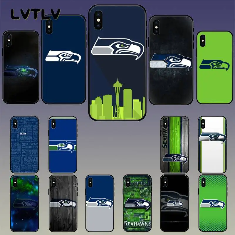 LVTLV Seahawks чехол для телефона iPhone 11 pro XS MAX 8 7 6 6S Plus X 5 5S SE XR | Мобильные телефоны и