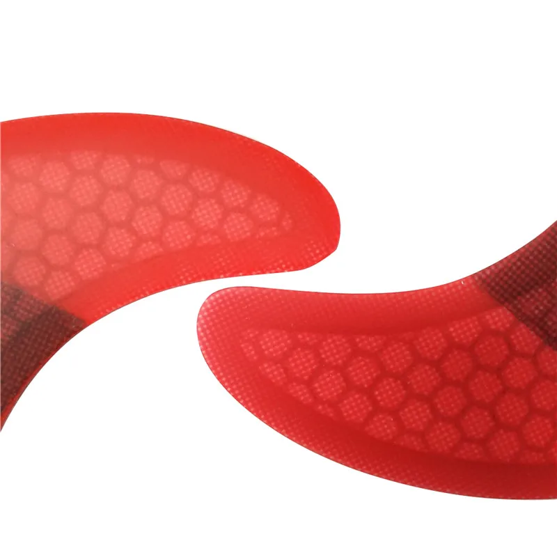 UP Surf Future Fins Red colo Honeycomb Стекловолоконный материал surf G3/G5/G7/K2.1 Размер ласты хорошее