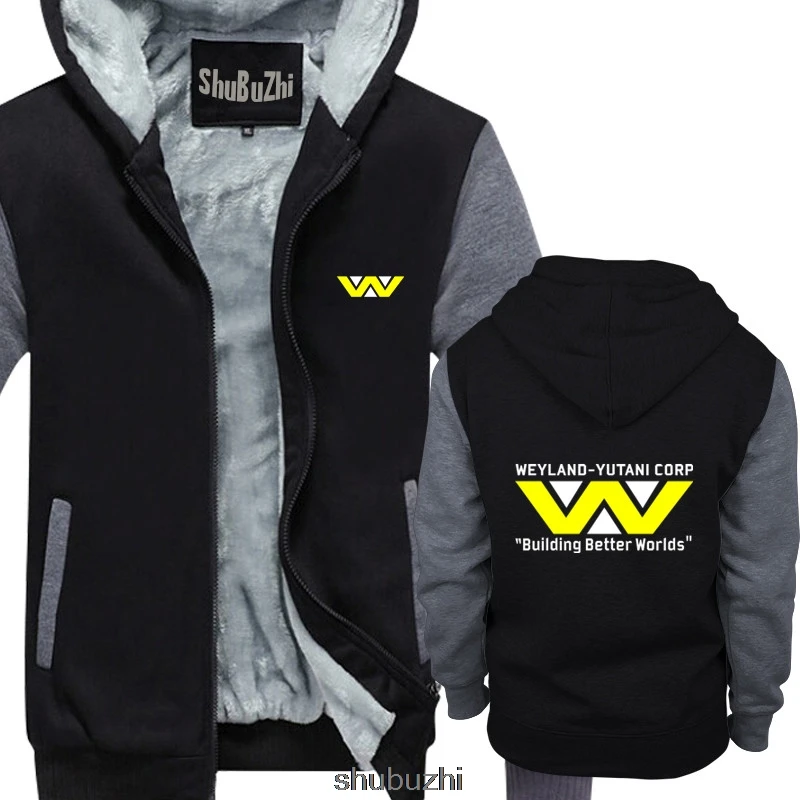 Weyland Yutani corp. Вдохновленный Alien напечатанный толстый худи Забавные топы теплое пальто новое унисекс забавное высококачественное повседневное sbz3344