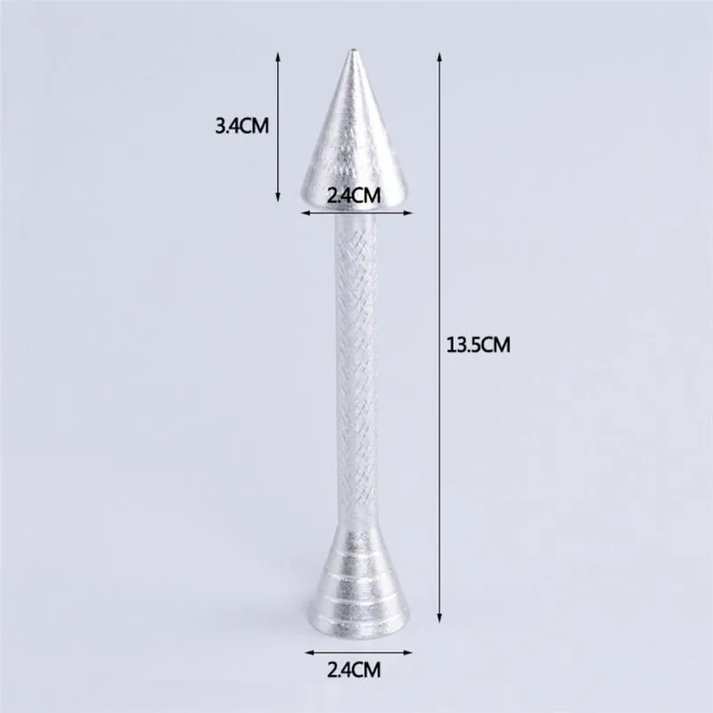 1pc Roses Flower Holder Decoration Pastry Sticks Baking Cone Cream Tools Piping Cake Aluminium Alloy Decorating Sticks Nails