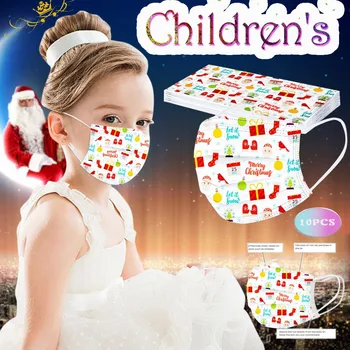 

Mascarilla 30pcs Kids Mask Children's Masks Disposable 3-layer Cartoon Printed Disposable Mask Kids Face Mask For Kids