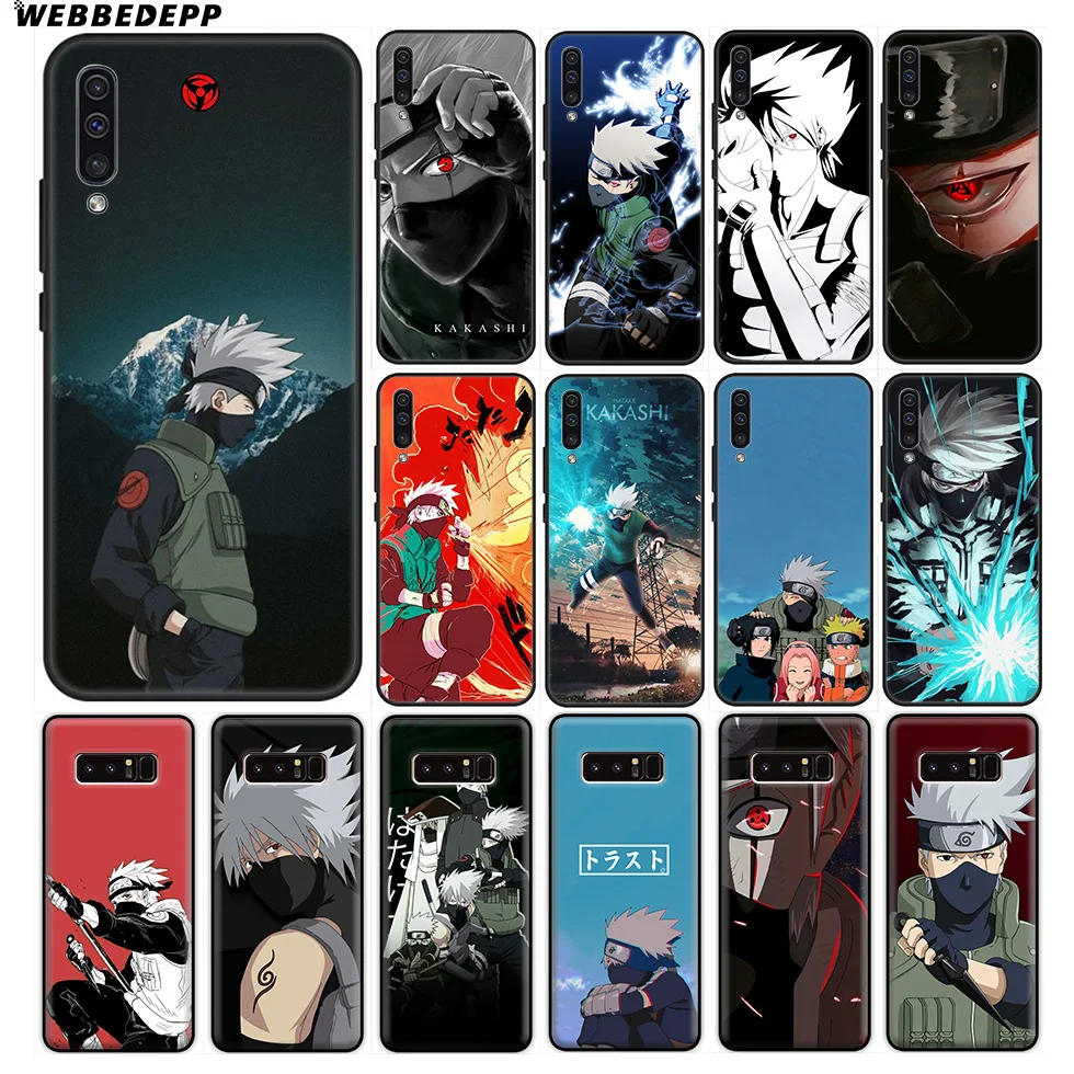 Какаши Хатаке героя аниме Наруто мягкий чехол для samsung Galaxy A70s A50s A40s A30s A20s A20E A10s Note 8