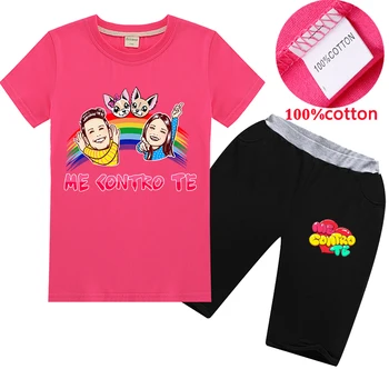 

2020 me contro te Sport Suits Teenage Summer Boys Clothing Sets Short Sleeve T Shirt Pants Casual 4-16 Years Child Boy Clothes