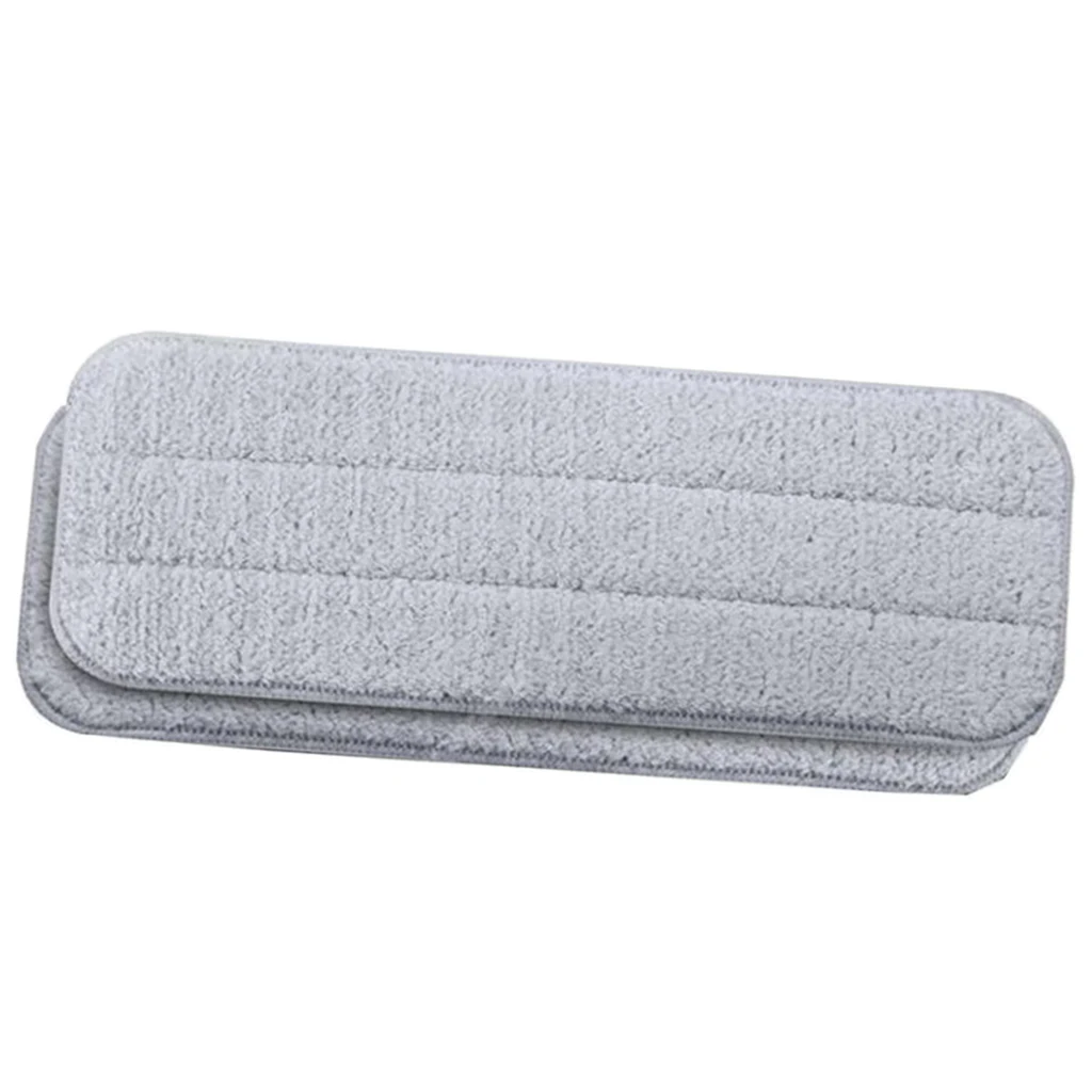 2xMicrofiber Mop Pads Replacement For Deerma Spray Mop Sweeper Dry/Wet