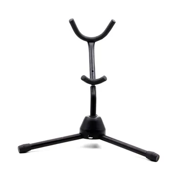 

Black Stout Alto Saxphone Stand Metal Wind Instruments Tenor Sax Holder Tool