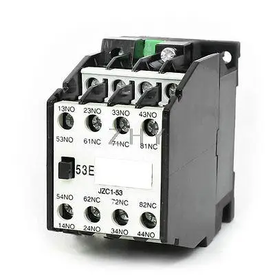 

JZC1-53 AC Contactor Type Relay 36V 50Hz Coil Voltage 3-Phase 5NO + 3NC