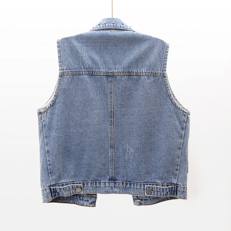 Vintage Blue Diamond Big Pocket Frayed 