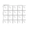 10PCS Th 5th Generation Marking Grid Paper For Head Body Eye Lattice Radio Frequency Beauty Paper 2