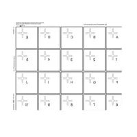 10PCS Th 5th Generation Marking Grid Paper For Head Body Eye Lattice Radio Frequency Beauty Paper 2