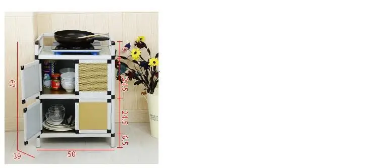 Mueble чайные капборды Aparadores сервант для комнаты торцевые столы кухонная мебель Meuble буфет алюминиевый сплав шкаф