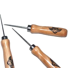 

Alpha 1PC Badminton Racket Reaming Awl-wooden Handle Thread For Badminton Machine Stringing Tools Accessories