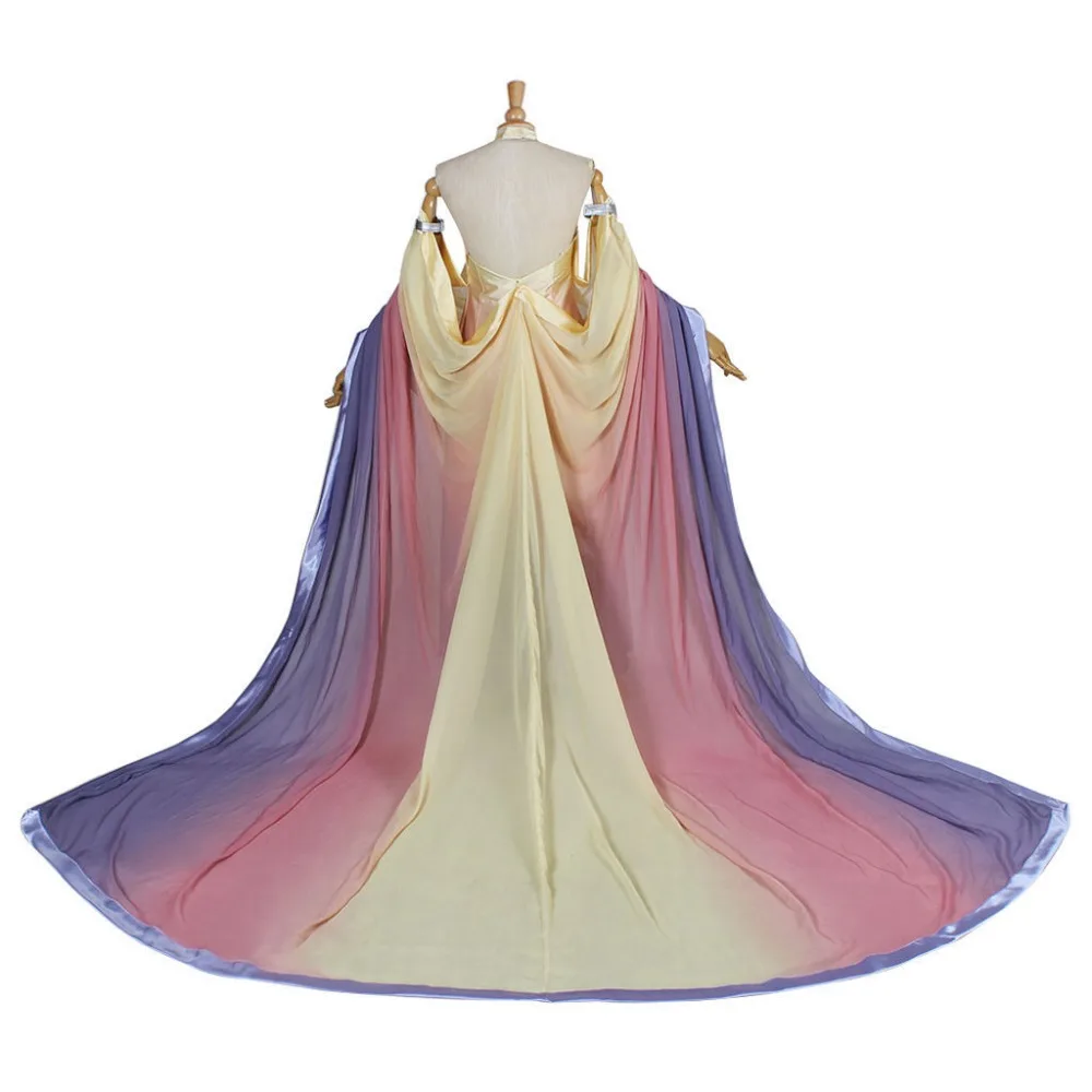 Cosplay Star Wars Queen Padmé Naberrie Amidala Dress Costume Halloween Dress New5