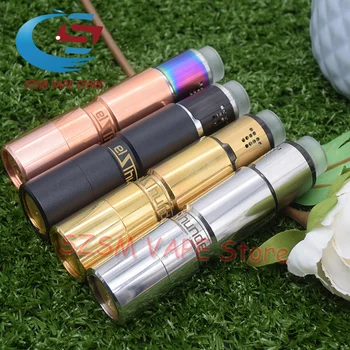 

Elthunder Mod with drop rda pring button mechanical mod 510 thread 18650 battery 24mm Vaporizer Mechanical vape