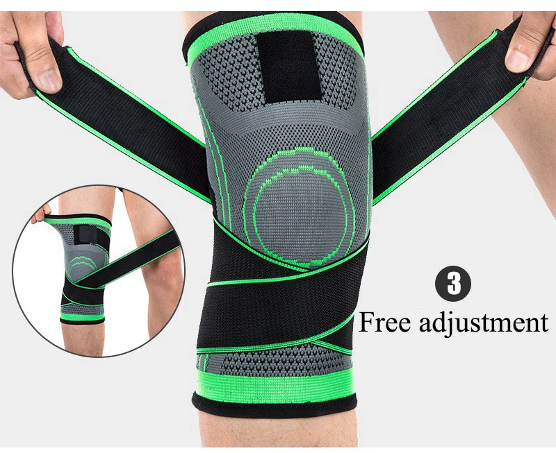 Kneepad Support Professional Protector Sports Knee Pads Breathable Bandage Knee Brace Basketball Tennis Cycling (39)