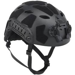 FAST SF Tactical Helmet Super High Cut Lightweight Modular Bungee Shroud NVGs Skeleton Rail Shooting Paintball Accessories