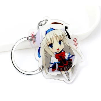 

Custom Cute Character Keychain Badge Acrylic Plastic Logo Print Cartoon Badge