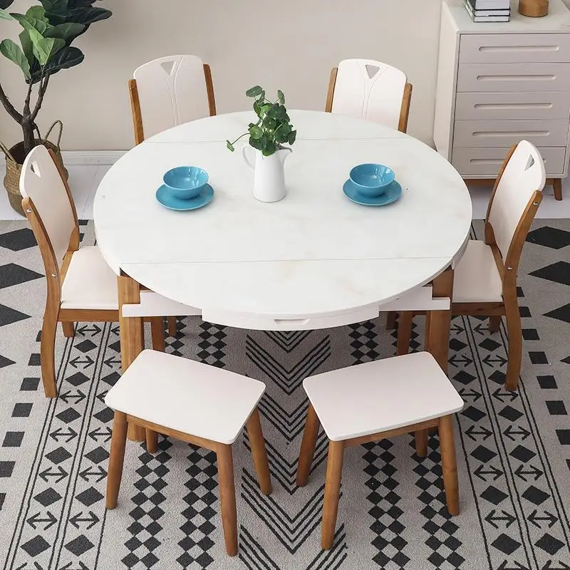 Marmol Set Eettafel Tavolo Da Pranzo Salle Manger модеран A Langer Comedor ретро стол Меса де Янтарный стол
