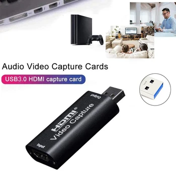

Portable HDMI Capture Card Mini USB 3.0 HDMI Capture Card Audio Video Recording Box for Game DVD Camcorder Camera Live Streaming