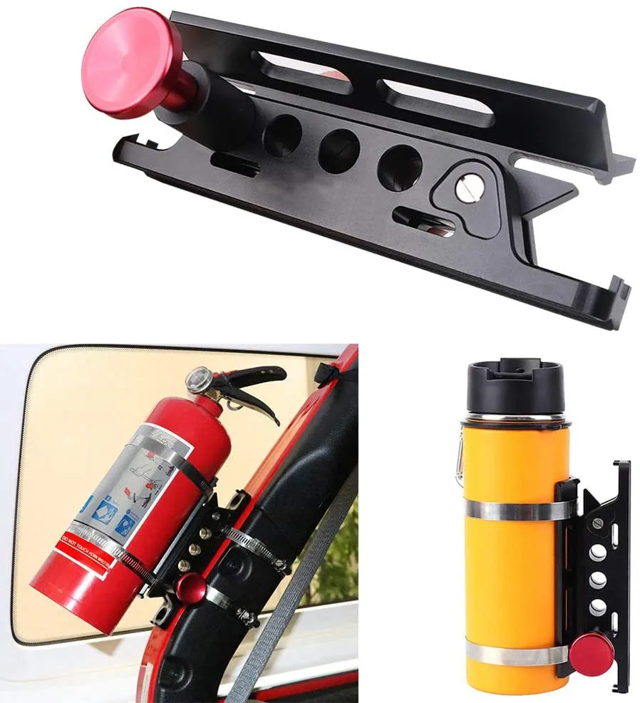 New Sport Roll Bar Fire Extinguisher Holder Fit for Jeep Wrangler CJ YJ TJ JK JL New Sport Roll Bar Fire Extinguisher Holder Fit for Jeep Wrangler CJ YJ TJ JK JL
