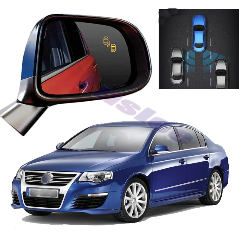 

For Volkswagen VW Passat B6 2005 2007 2009 2010 2011 Car BSM BSD BSA Radar Warning Safety Driving Alert Mirror Detection Sensor