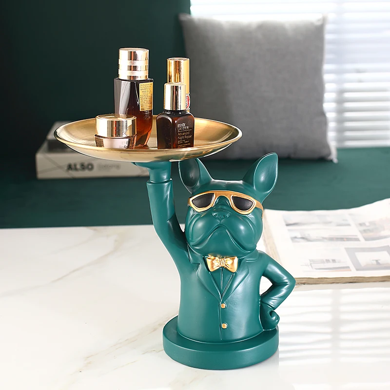 Home Room Decor,Figurine,Cool Bulldog,Sculpture,Table Decoration,Modern