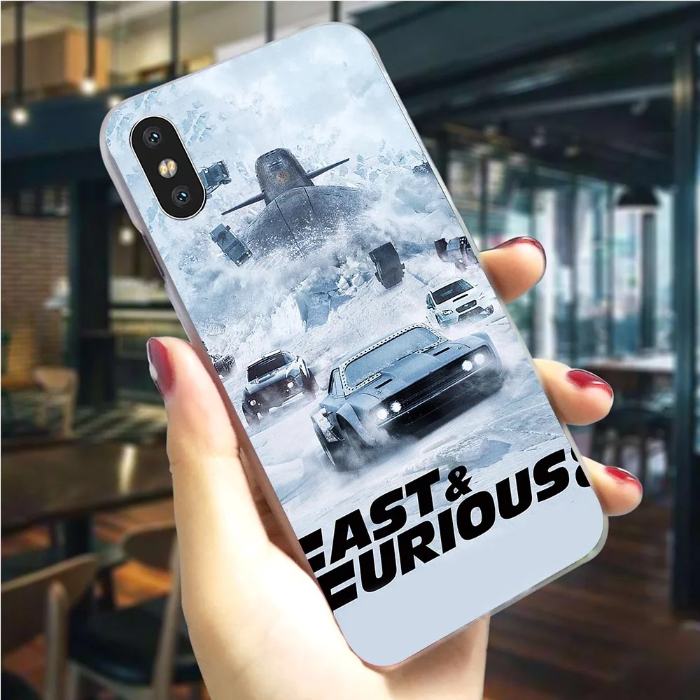 Яркий чехол для телефона с надписью Форсаж и Пол Уокер iPhone 8 Plus Обложка 5 5S SE 6 6S/6 6S 7