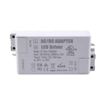 

24W Power Supply Transformer LED Driver 240V - DC 12V for G4 MR11 MR16 LED Strip