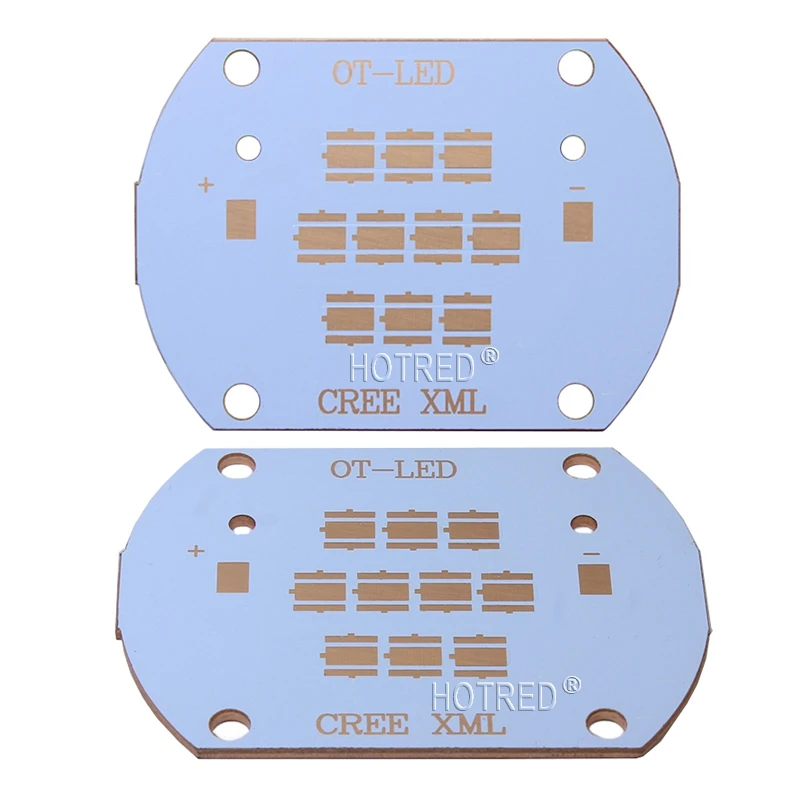 Лампа база красная медная печатная плата для DIY CREE XML XML2 XHP50 5050 серия светодиодный бисер радиатор теплоизоляция УФ 50 Вт-100 Вт