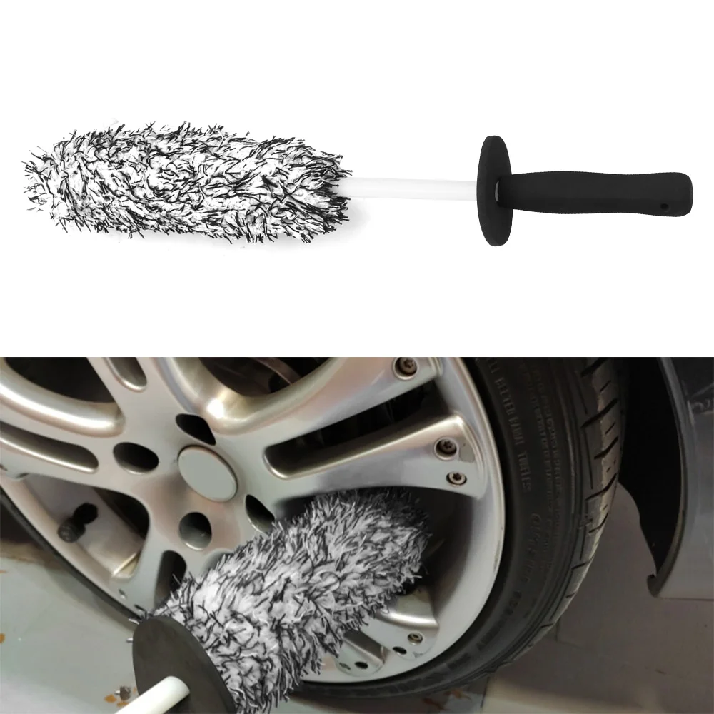 WheelHubCleanerTireBrushWindshieldGlassDustRemovalUniversal