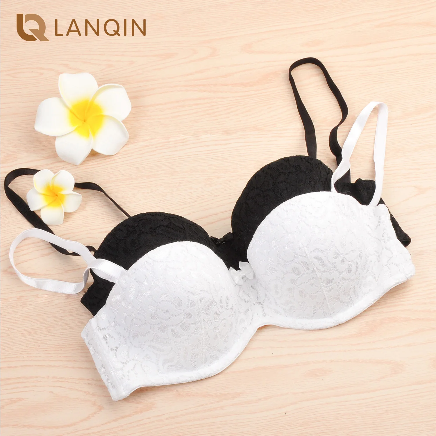 Women's Lace Strapless Bra Molded Cup Underwire Multiway Push Up Strapless Bra Bridal Balconette A B C D DD Cup